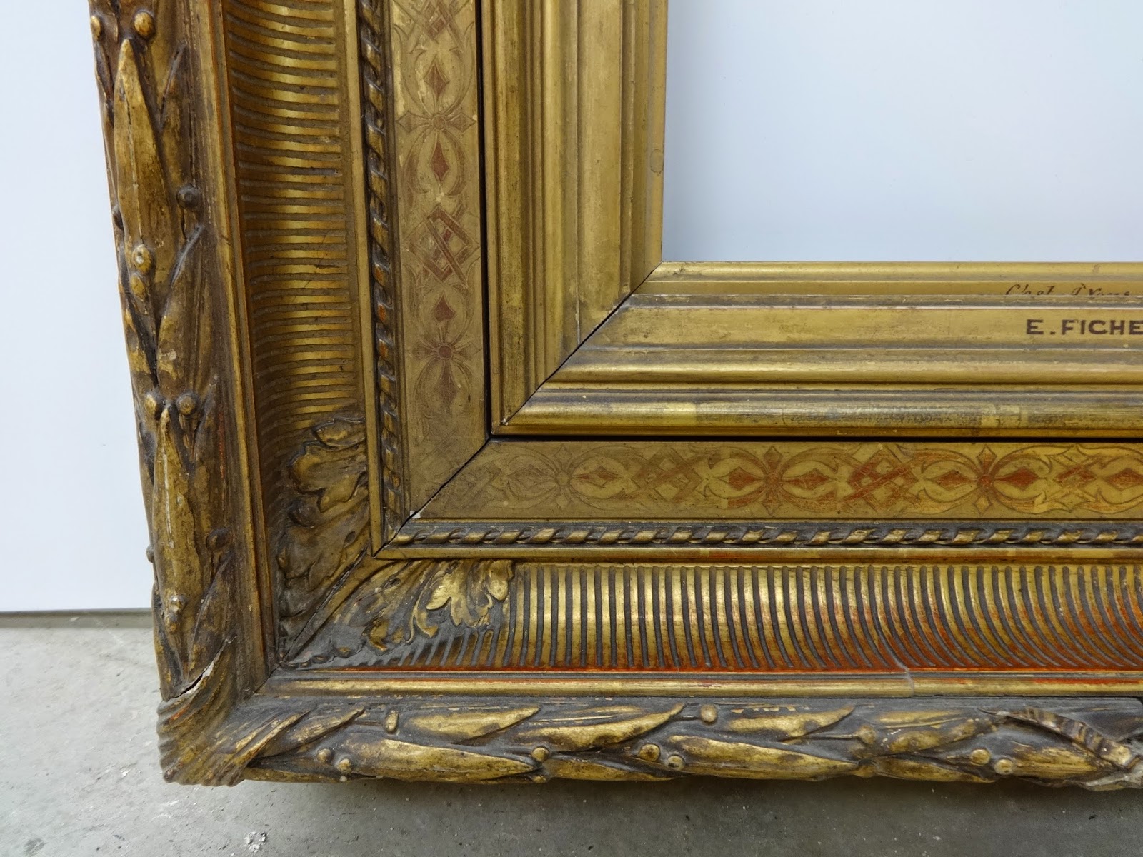 Antique Frame Sale Fluted Empire Frame 19th Century