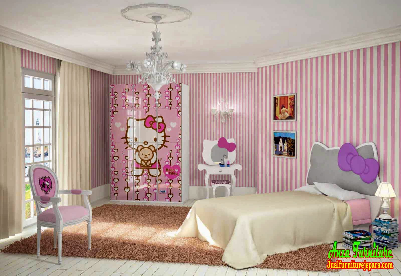 Furniture Anak Tempat Tidur Hello Kitty