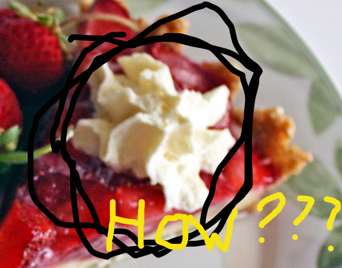 dollop of whipped cream no bake strawberry pudding tart how