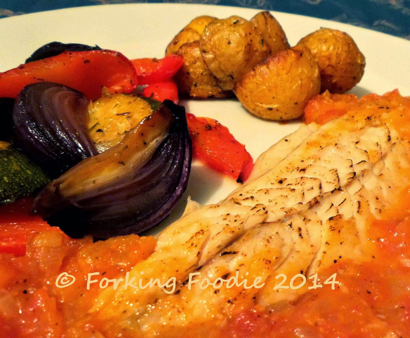 Forking Foodie Sea Bass in a Spanish Cider Sauce