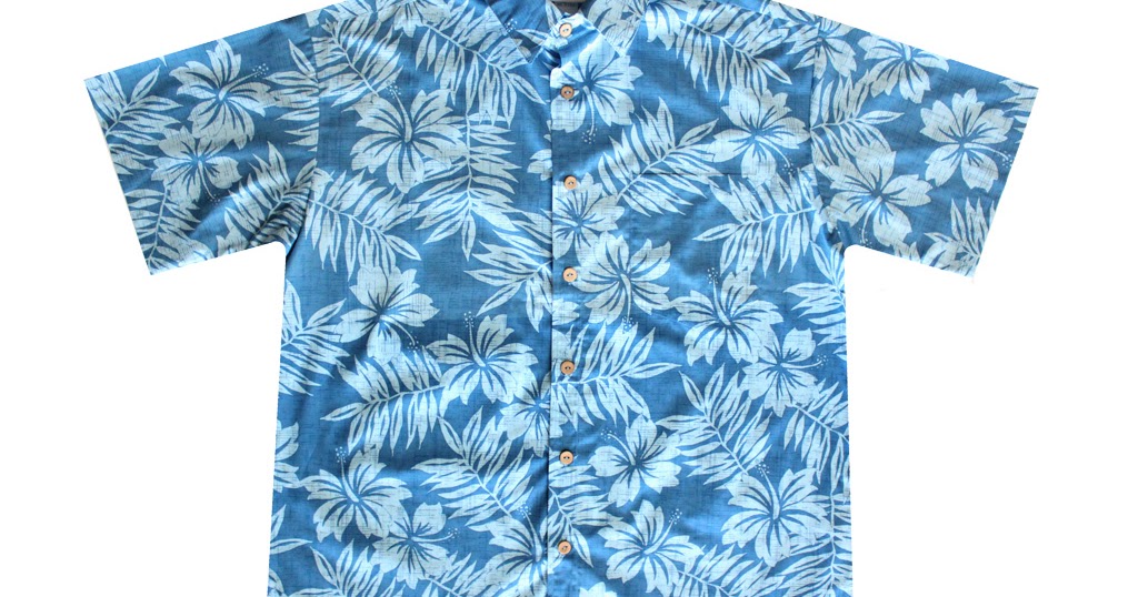 Da Kine Hawaiian Aloha: Distressed Blue Hawaiian Shirts Come to Hawaii