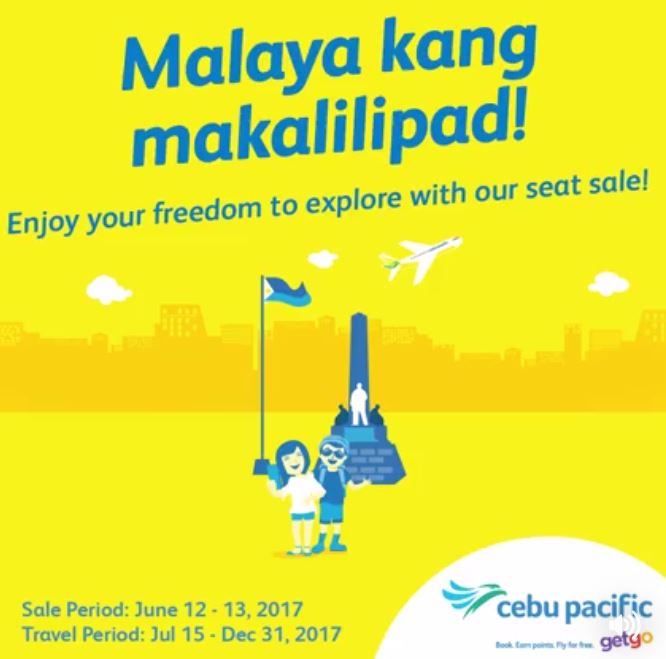 Manila Shopper Cebu Pacific Independence Day Seat SALE 2017