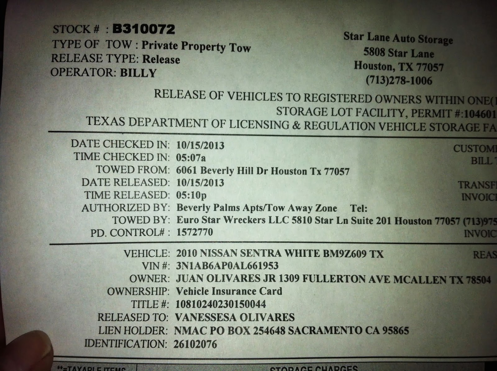 Texas Towing Compliance Blog Vehicle Storage Facilities Continue to