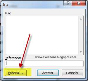 Eliminar filas en blanco en hojas de Excel.