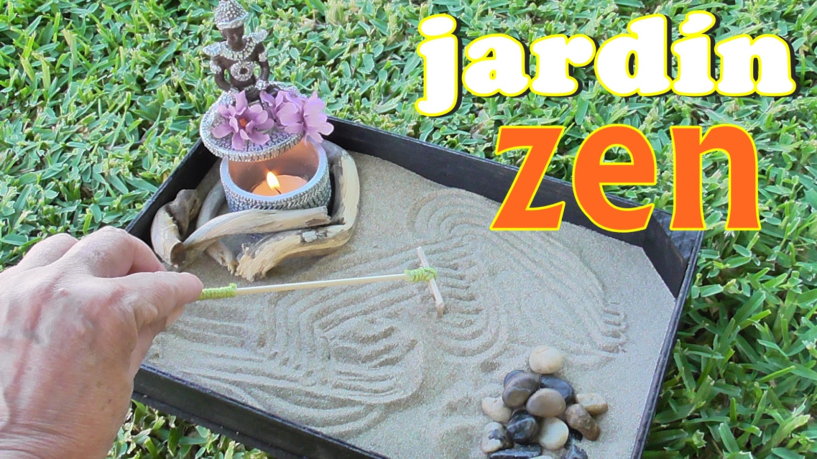 Cómo Construir un Mini Jardín Zen con un Mini Rastrillo en 12 Pasos