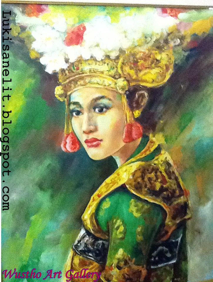 Wustho Art Gallery Lukisan Wanita  Bali oh Balii 