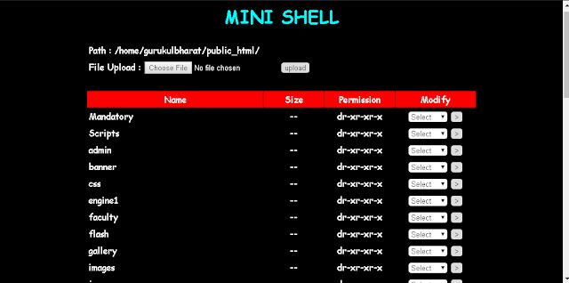 Shell path. Shell path