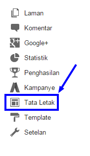 Menu TataLetak blogger Cara Memasang Widget Yahoo Messenger di Blog