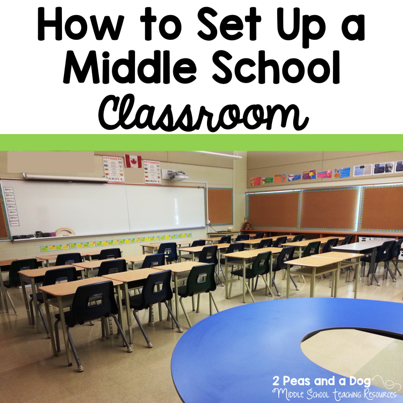 How to set up a middle school classroom 2 peas and a dog