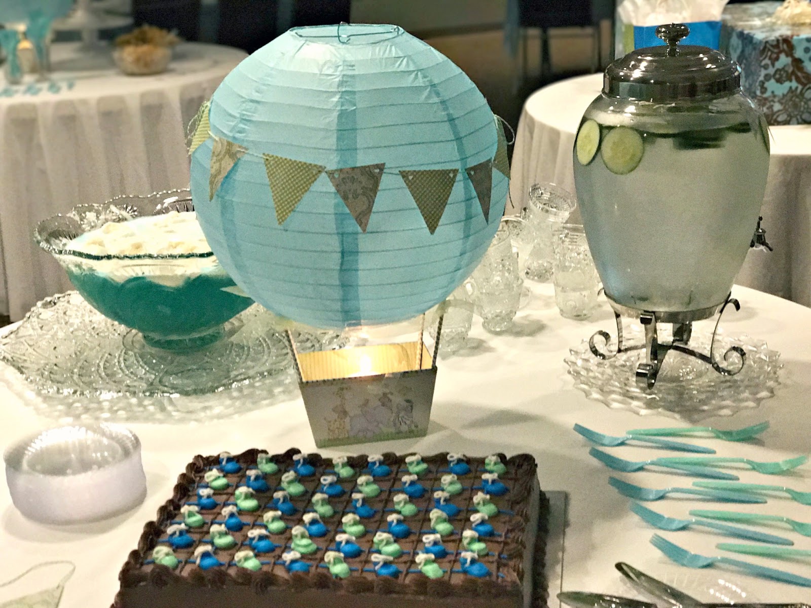 A Little Loveliness A Dreamy HotAir Balloon Themed Baby Shower