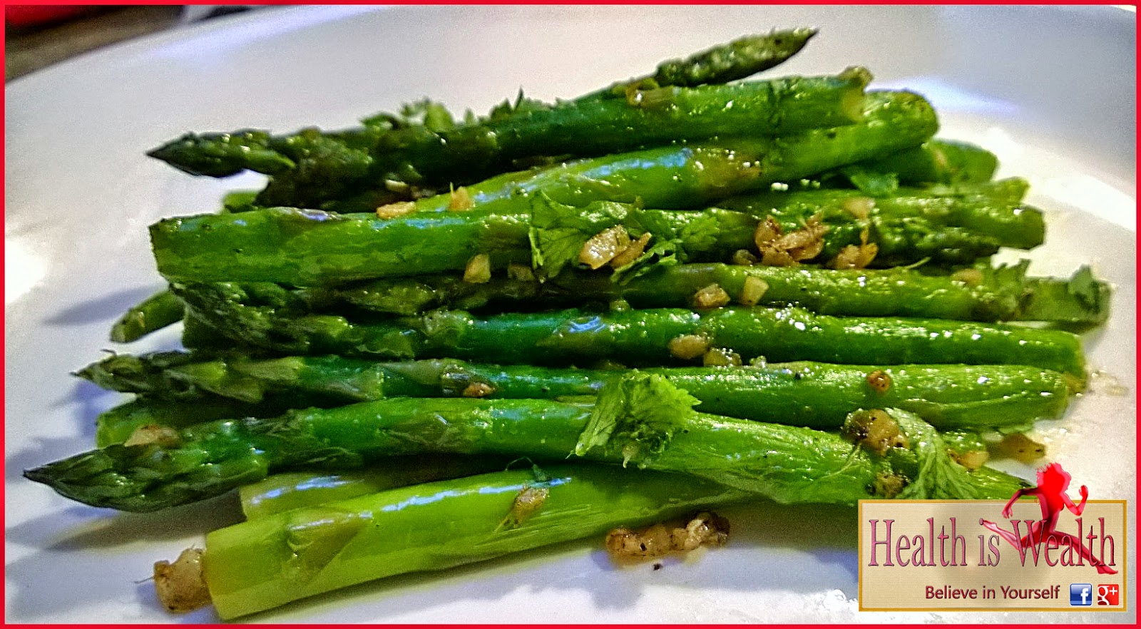 Strong and Beyond Asparagus With Ginger And Garlic