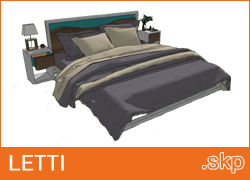 Letti Sketchup