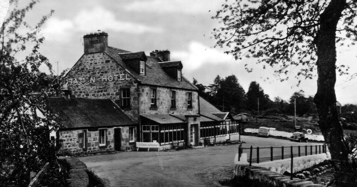 Tour Scotland Old Photograph Hotel Invershin Scotland
