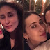 Kareena Kapoor enjoyed Dinner with hubby Saif and sister Karisma