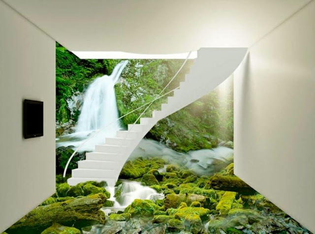 natural scenery 3d floor designs for bathroom natural scenery 3d floor designs for bathroom