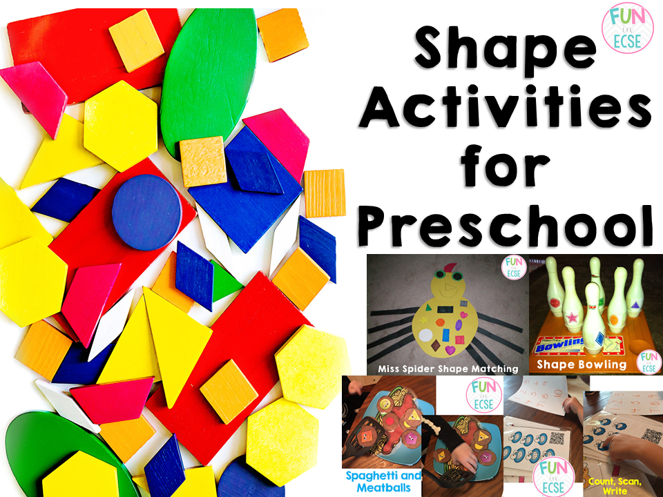 Shape Activities for Preschool | Fun in ECSE
