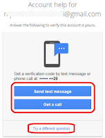 how to retrieve a forgotten gmail account password