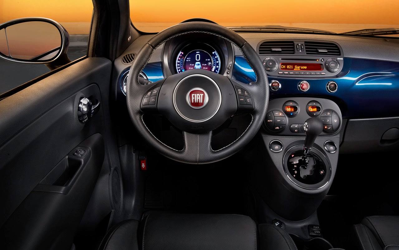 © Automotiveblogz: 2015 Fiat 500 interior upgrades Photos