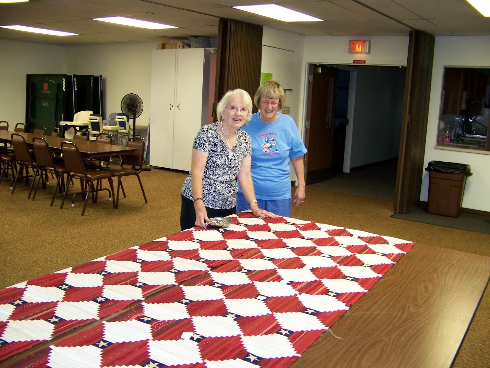 the momoo Millington Quilt Club's Quilt for Travis Mills