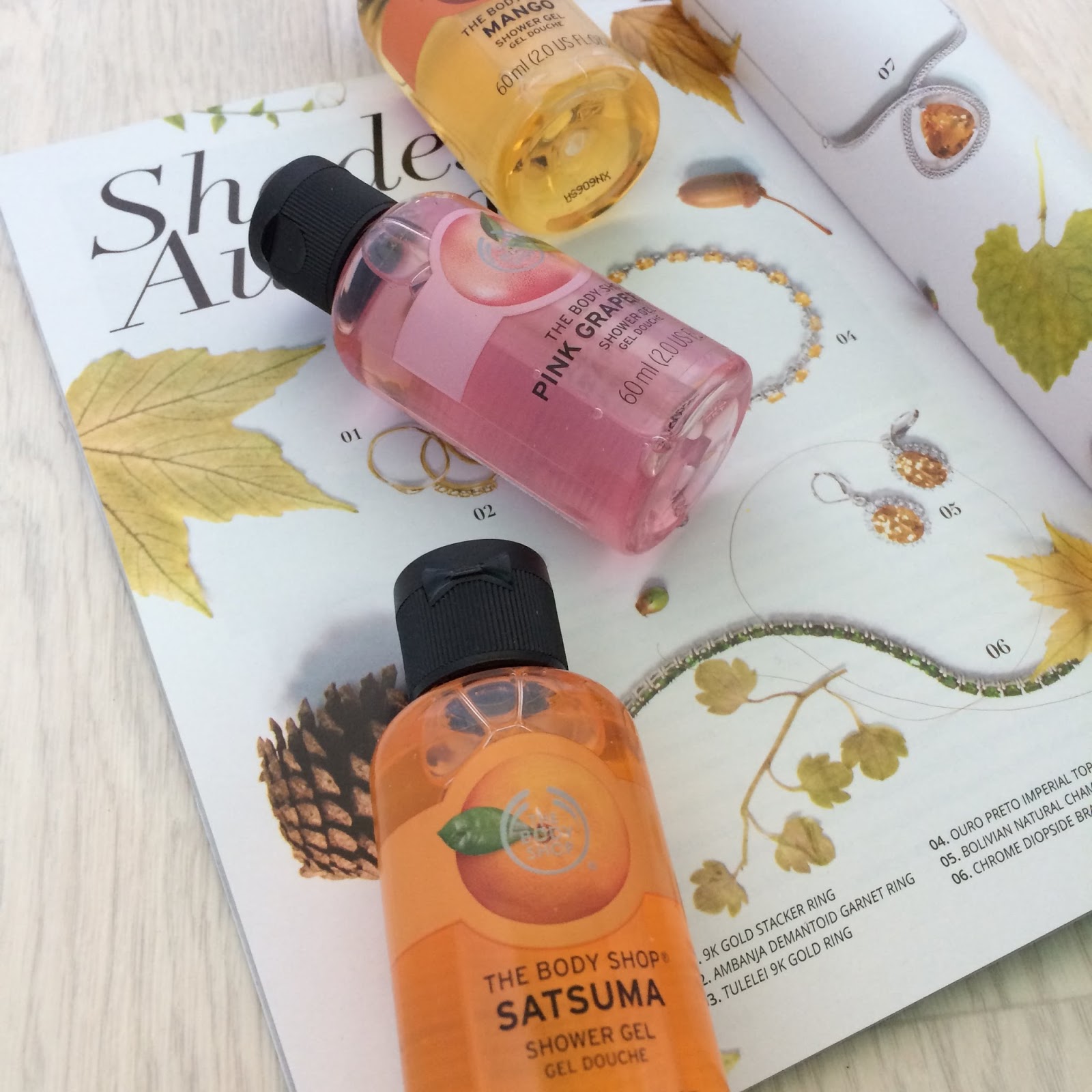 F.B.L Savvy The Body Shop Mini Shower Gels