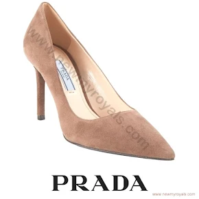 Countess Sophie wore Prada Brown Suede Pointtoe Pumps