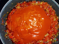 Lasaña de carne a la boloñesa-añadiéndole tomate frito
