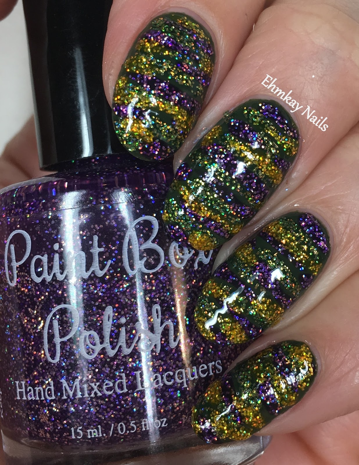 mardi gras nail decals