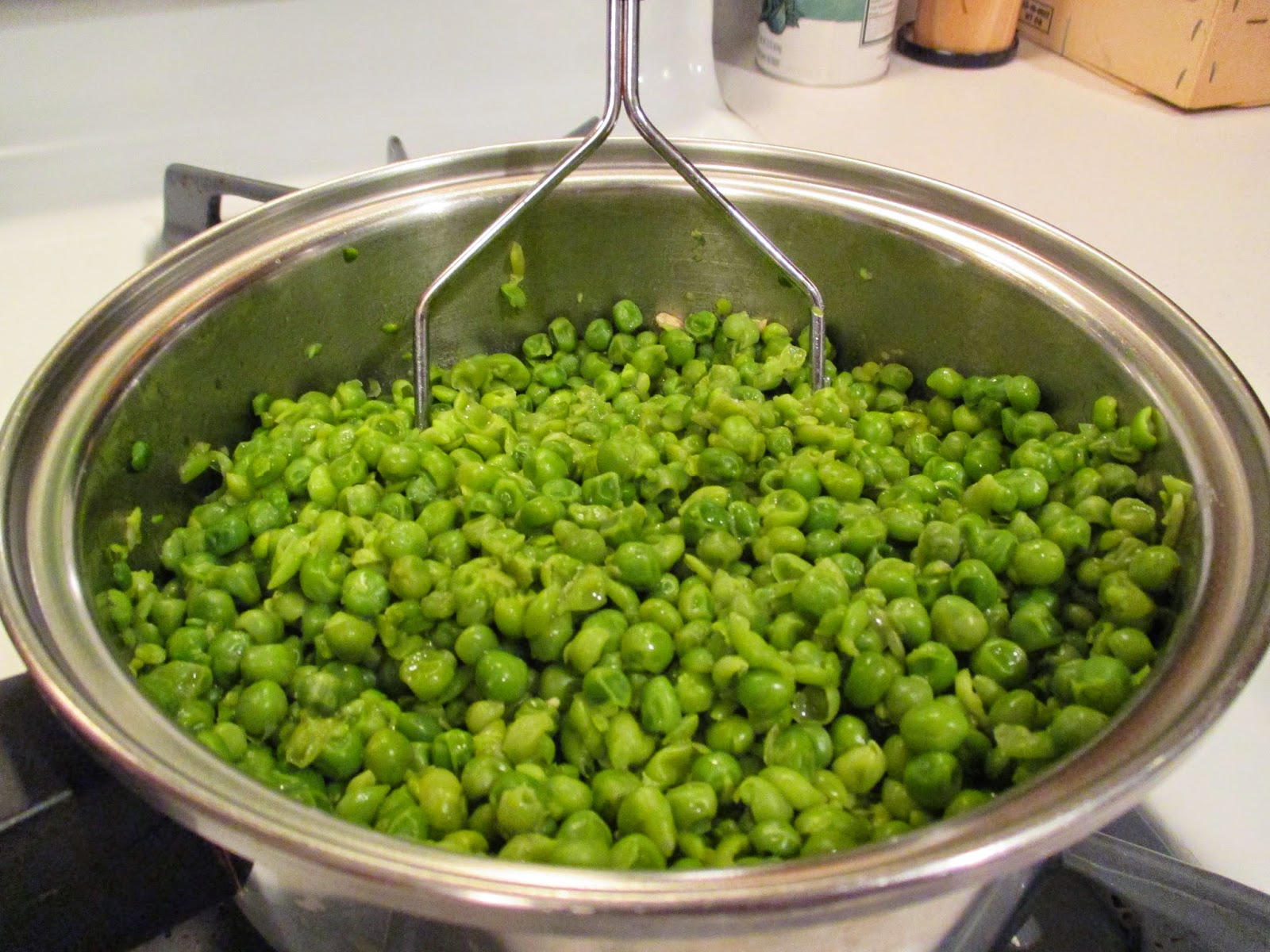 Mashed Peas with Butter and Lemon