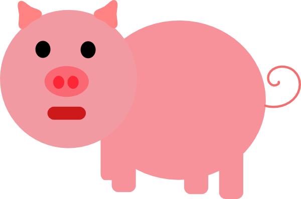 funny pig clipart - photo #13
