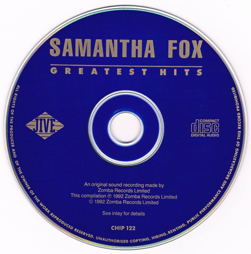 SAMANTHA FOX discography: Greatest Hits