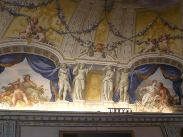 affreschi nella Reggia di Caserta