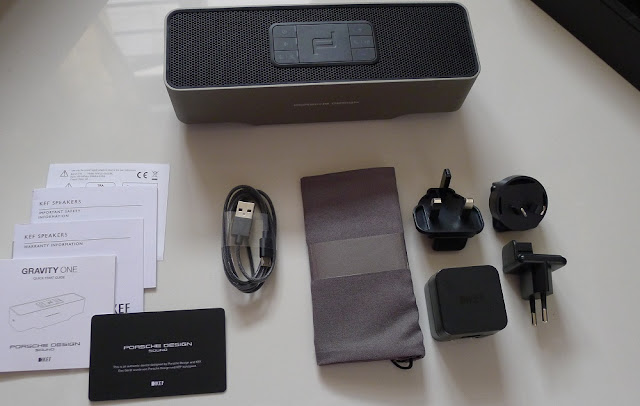 KEF Porsche Design GRAVITY ONE portable speakers