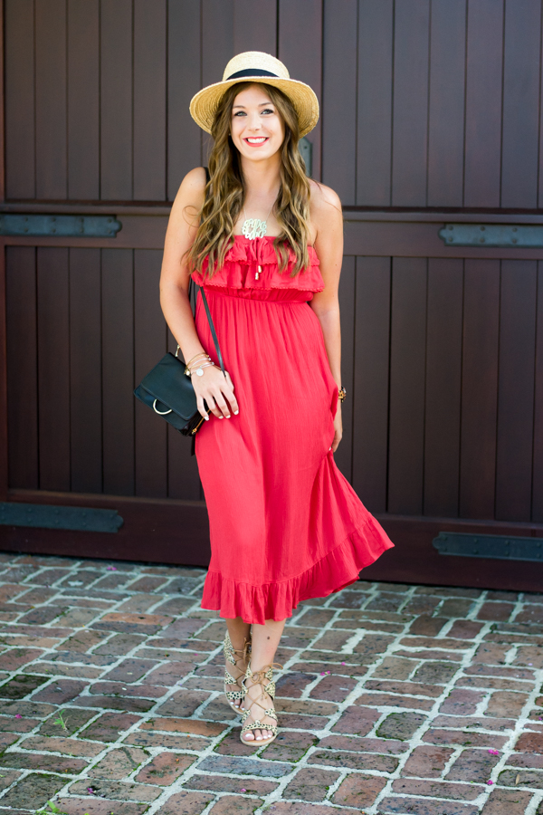 Red Dress For The Fourth of July | Chasing Cinderella