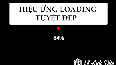 SHARE HIỆU ỨNG LOADING TUYỆT ĐẸP CHO BLOG