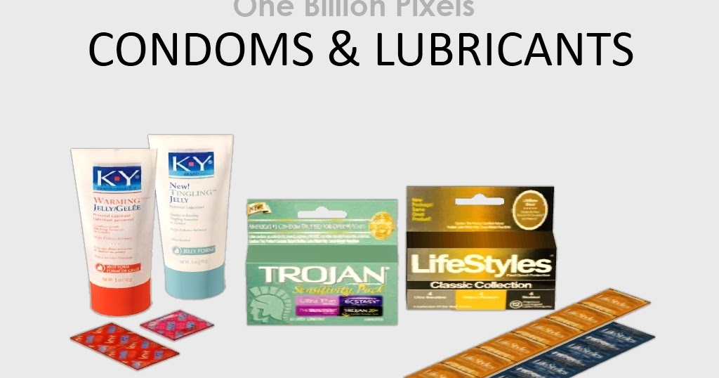 Condoms & Lubricants (Decorative Only) One Billion Pixels