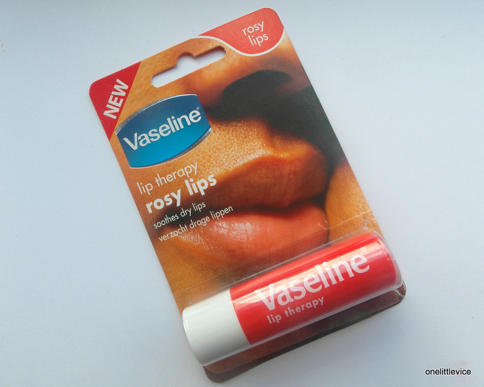 Vaseline Lip Therapy Rosy Lips Review and Swatches One Little Vice