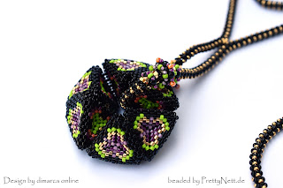 Kaleidocycle beaded by PrettyNett.de