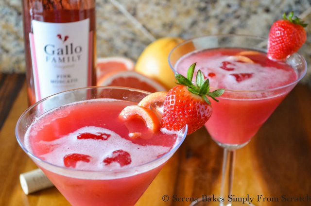 Sparkling Grapefruit Moscato Punch is easy to make and super refreshing! 