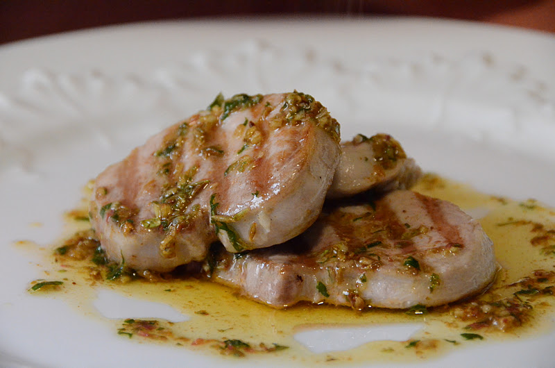 ROMERO y algo más...: Medallones de solomillo de cerdo a la plancha con