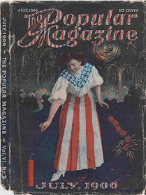 The Popular Magazine, July 1906 cover commemorating the 240th Anniversary of the American Declaration of Independence 