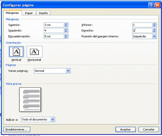 INFORMATICA SEPTIMO Configurar página y Numeración y Viñetas