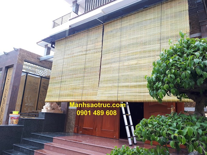 RÈM CHE NẮNG BAN CÔNG BẰNG TRE TRÚC