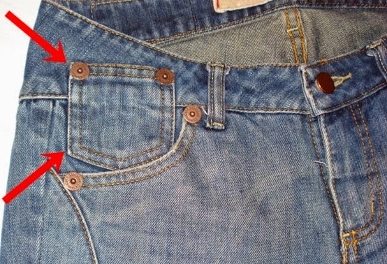 bolso pequeno calça jeans