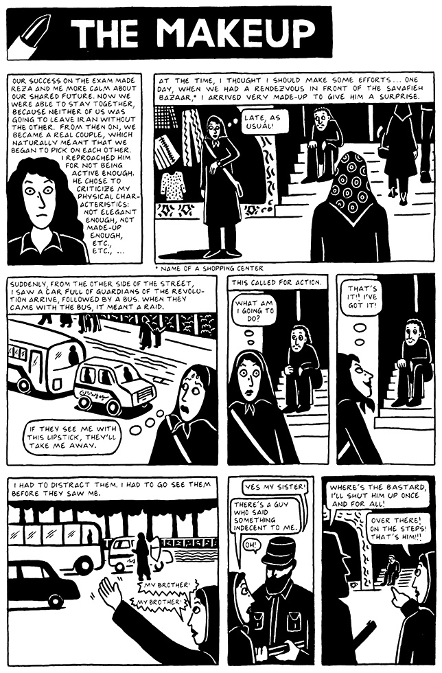Read Persepolis 2, Section 14: The Makeup, Page 131