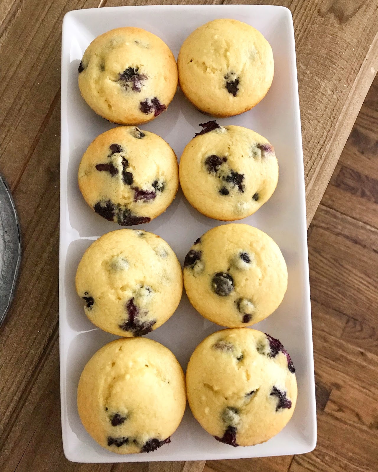 Simple + Easy Blueberry Muffins
