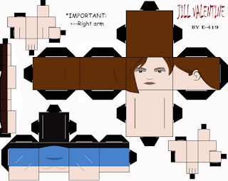 Cubeecraft Resident Evil - Jill Valentine Cubeecraft Resident Evil - Jill Valentine