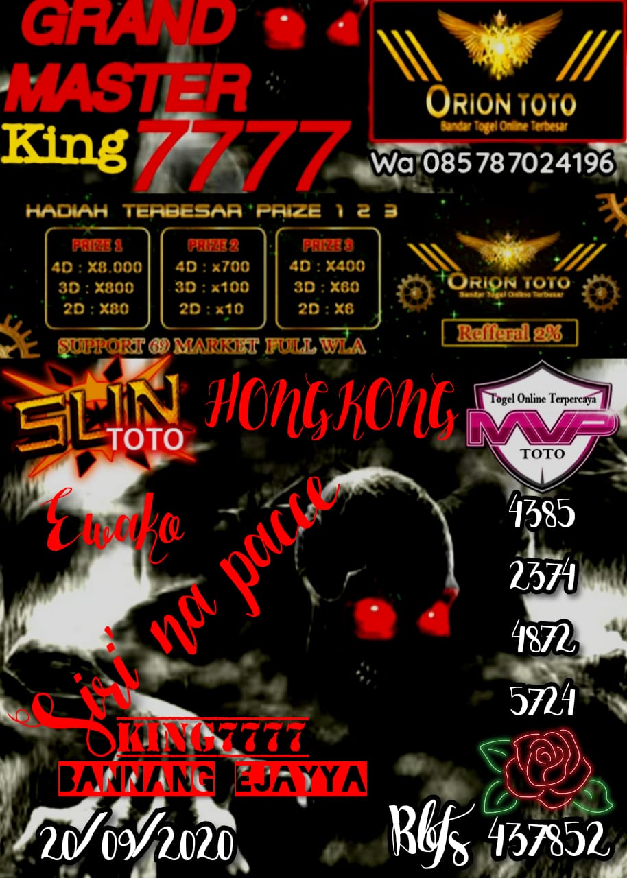 Syair hk 20 September 2020 KODE SYAIR SGP SYAIR HK SYAIR