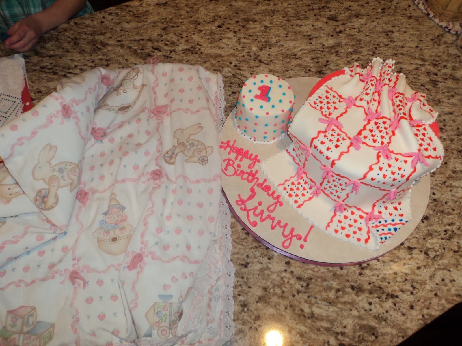 Delectable Cakes Baby Blanket Cake