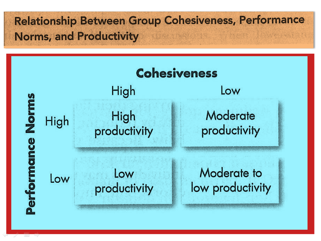 Group Cohesiveness And Performance 94