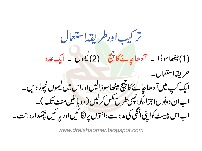 Teeth Witness Tips In Urdu